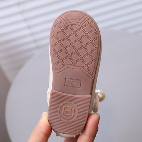 IWIHMIV Toddler Girls Mary Jane Shoes Comfortable Soft Soled Casual Shoes Outdoor Flat Soled Girls Dress Shoes3