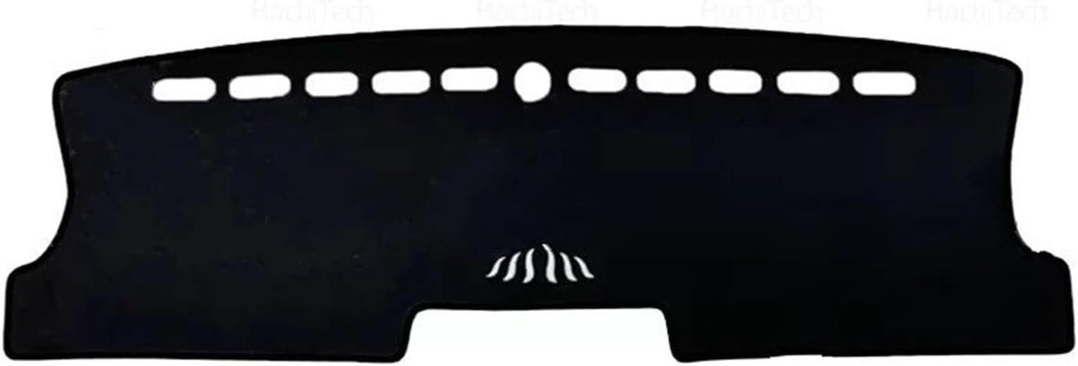 Car Dashboard Cover Dashboard Cover Dash Mat Carpet Pad Shade Cape Blanket Car For Ford For Everest For Ranger Wildtrak For Raptor T9 2022-2025 Mat Non-Slip(Right Hand Black)