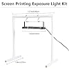 Caydo 46 Pieces Screen Printing Kit with 4 Color Screen Printing Ink, 2 Size Screen Printing Frame and Squeegees for Screen Printing