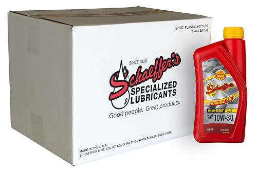 Aceite para motor Schaeffer 10W-30, botella 1 cuarto, pack 12 miniatura 1