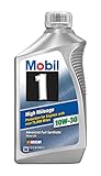 Mobil 1 98JD37 10W-30 High Mileage Synthetic Motor Oil - 1 Quart