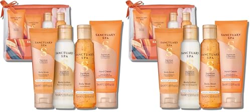 Image of Sanctuary Spa Petite Retreat Gift Set, Vegan, Gift For Women, Birthday Gift, Womens Gift Sets, Body and Bath Set (Pack of 2)