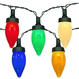 C7 LED Christmas Lights Outdoor, 26Ft Outdoor Christmas Decoratios, Vintage...
