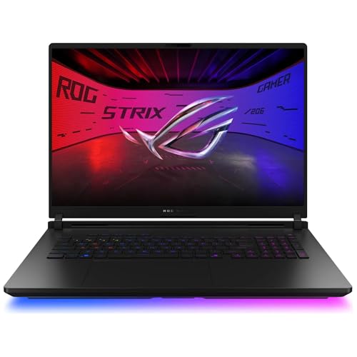 ASUS ROG Strix Scar 18 G835LX Laptop; 18' WQXGA 240Hz/3ms 16:10 MiniLED Display; Intel Core Ultra 9 275HX; 64GB RAM; 2TB SSD; NVIDIA RTX 5090; Win11 Home; QWERTZ; Off Black; 3Monate GamePass