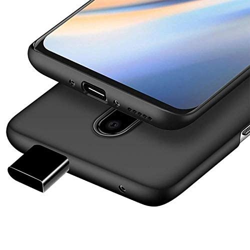 Image of Mobile Back Cover Case for Oneplus 7 Pro | One Plus 7 Pro | 1+7 Pro (Silicone Case|CameraProtection|Black SC1510)