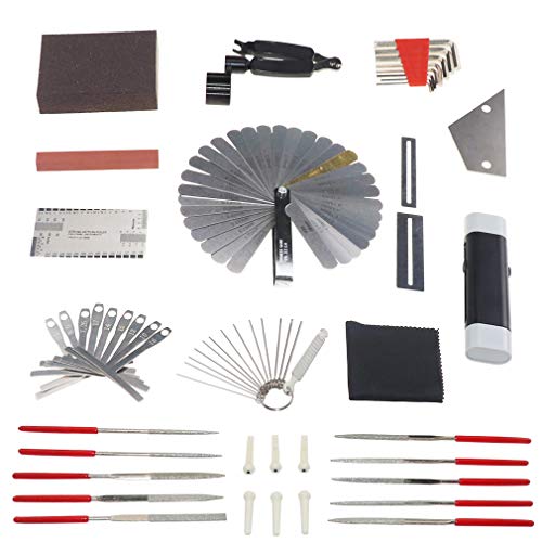 Guitar Repair Tools Guitar Care Tool String Organizer Guitar Winder String Cutter String Action Ruler Gauge Silk polishing Protective Plate Fret Files Grinding Tools Cleaning and Maintenance Tools