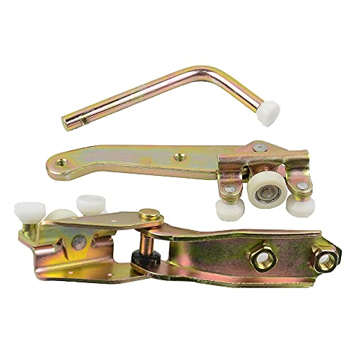 Huiruhy Lot de 3 guides à rouleaux pour porte coulissante droite - En haut, milieu et bas - Pour portes coulissantes - Compatible avec T4 1990-2004 701843336A 701843436 701843406B – vue 5
