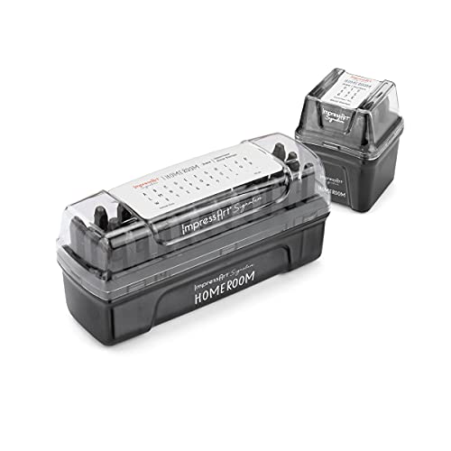 ImpressArt - Signature Homeroom Metal Stamp Set, Letters Uppercase & Numbers Bundle