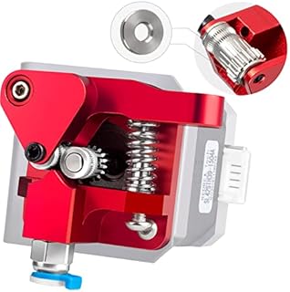 Redrex Dual Gear Ender 3 Extruder Metal Drive Feeder Upgrade for Ender 3 V2,Ender 3 Pro,Ender 3 Neo Series,Ender 5 Pro,Ender 5 Plus,CR10,Vyper 3D Printer TPU Filament Support(Motor Shaft>20mm)
