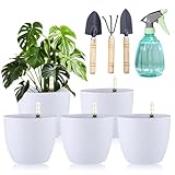 【Polyvalence】 Ces jardinières à arrosage automatique sont idéales pour le jardinage hydroponique, et leur système d'arrosage automatique fait de l'entretien des plantes un véritable jeu d'enfant. Que vous disposiez d'un jardin intérieur ou d'un espace extérieur, cet ensemble est parfait pour toute personne passionnée de jardinage.