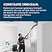 Bosch Professional Trockenbauschleifer GTR 55-225 (550 Watt, Schleifteller-Ø 215mm, inkl. 1x Schleifblatt M480, 1x Schleifteller-Set weich, 3x Kabelclip, Handwerkerkoffer)