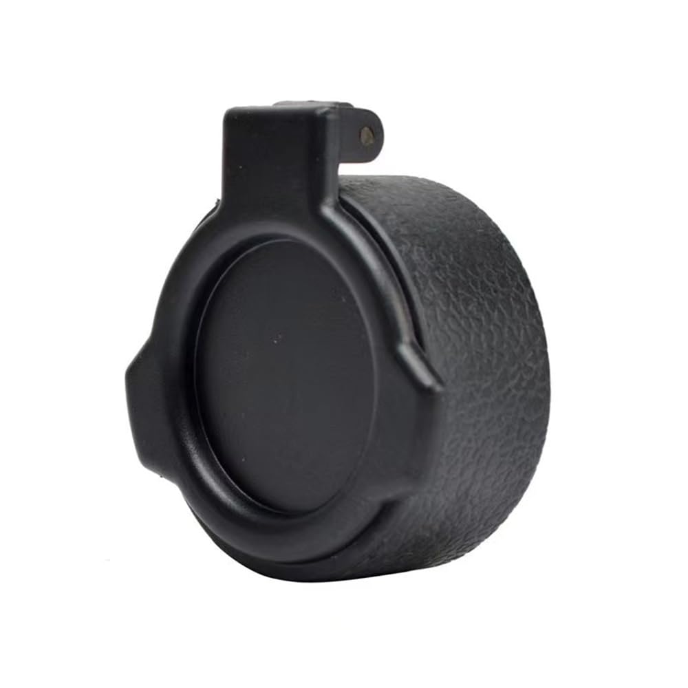 2PCS Copriobiettivo per Cannocchiale da Puntamento, Copri Cannocchiale Apribile Flip, Protezione per Cannocchiale da Puntamento per Accessori da Caccia All'Aperto 30mm-65mm