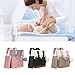 HENYGEN Spacious Diaper Bag With Convertible Shoulder Strap And Multiple Pockets For Outdoor Travel And Daily Use