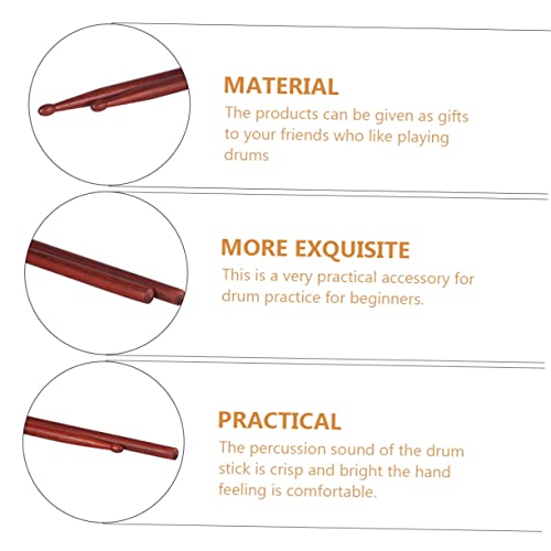 1 Par de Baquetas Duraderas para Instrumentos de Percusión miniatura 3