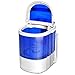 COSTWAY Mini Washing Machine, Portable Washer for Compact Laundry, Small Semi-Automatic Compact...