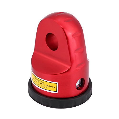 VGEBY Loaded Winch Shackle Mount(Winches Up to 6,000 Lbs)(Red)
