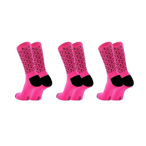 Splends Kick Serve - Meias de ténis para homem e mulher, cor de rosa, Branco