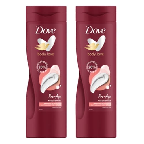 Dove Body Love Pro Age Body Lotion Improves elasticity & suppleness from 1st use & moisturiser for more elastic skin 400 ml x2