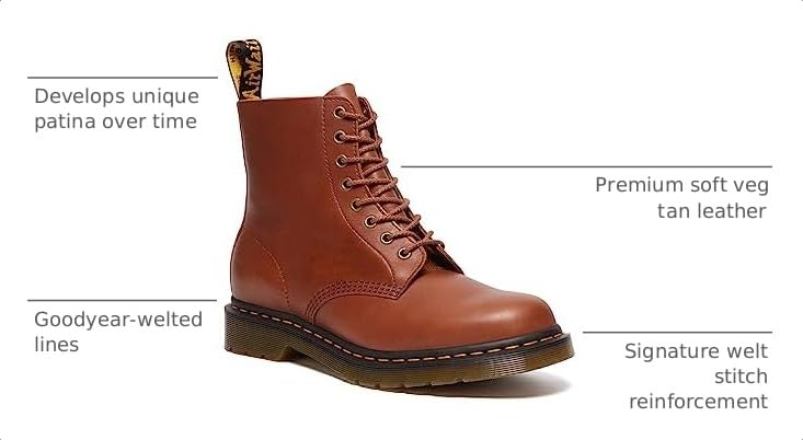 Image of Dr. Martens, Women's Maple Zip Steel Toe Light Industry Boots