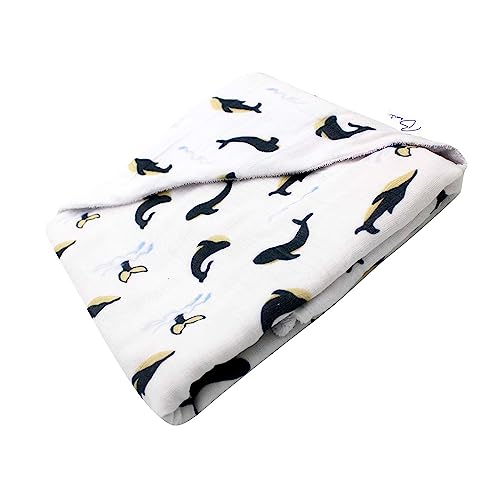 Image of BAMI Baby Hooded Bath Towel - Printed 100% Cotton Muslin Front & Soft Cotton Towel Back - Dual-Layer, Ultra-Absorbent, Gentle for Newborns, Infants & Toddlers