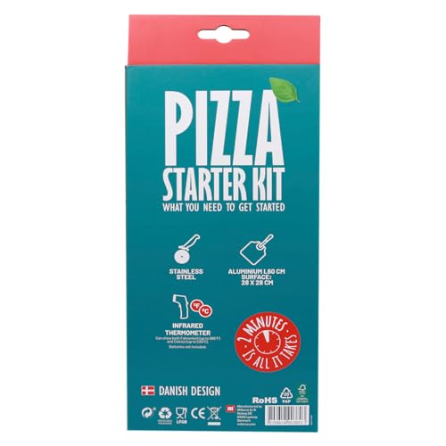 Set de pala, termómetro y cortador de pizza cozze de 3 piezas 3