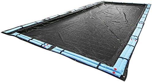 Buffalo Blizzard Micro Mesh Black Winter Cover for 18-Foot-by-40-Foot Rectangle Swimming Pools | Rain or Melted Snow to Pass Through | Covers Include 5-Feet of Overlap to Measure 23-Feet-by-45-Feet
