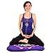 Cudegui Meditation Cushion Set, Zafu and Zabuton, Meditation kit with eco firendly Filling, Hand Crafts and Materials (Rainbow)