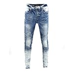 Men’s Denim Jeans, Skinny Stretch Pleats Vintage Long Pant www.denim.fit