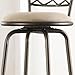 Home Creek Scrolled Detail Adjustable Swivel Barstools - Set of 3