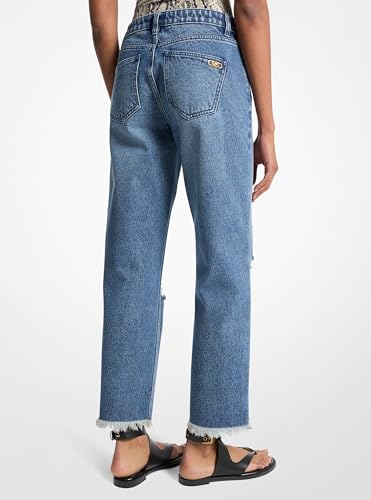 Michael Kors Women's Frayed Distressed Jean2