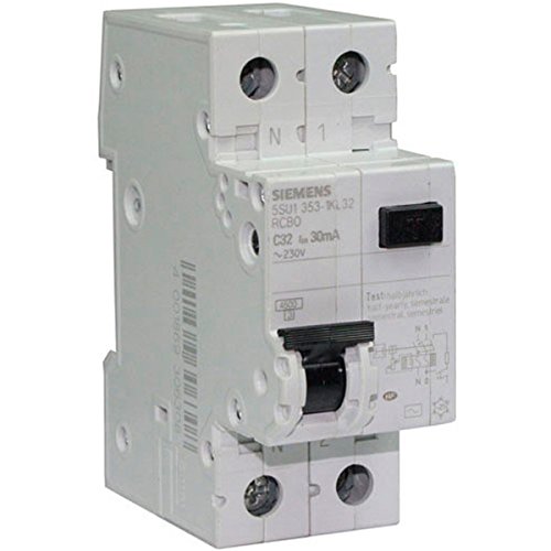 SIEMENS - Disjoncteur différentiel, 30 mA 32 A type AC - 5SU1353-1KL32
