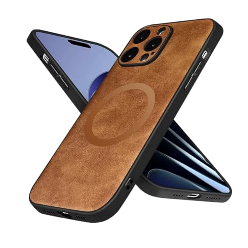 Protégez l'écran de votre iPhone 7 avec cet étui marron magnétique antichoc