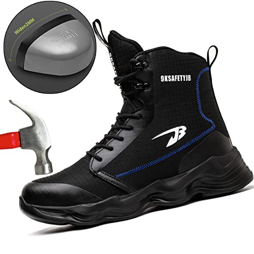 Image of Nutropa Steel Toe Boots for Men Women, Lightweight Work & Safety Shoes Outdoor Protection Footwear Puncture Proof Industrial and Construction Shoes