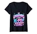 Women's Pawpaw The K Pop Birthday Girl Korean Birthday Music Lovers V-Neck T-Shirt