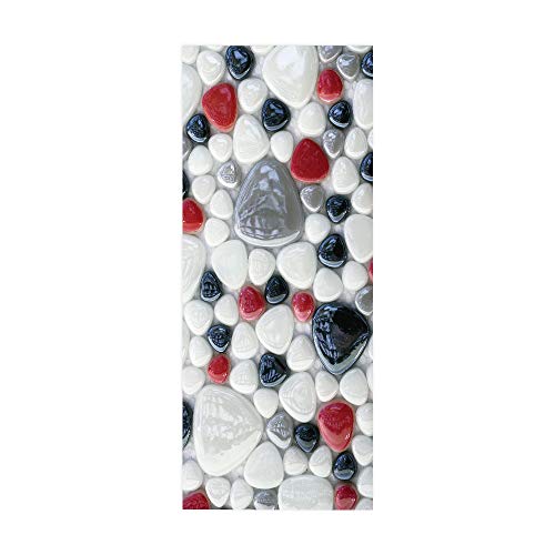Sticker de porte trompe l'oeil pour rénover facilement une porte abîmée