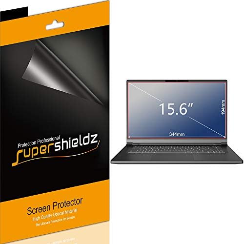 Supershieldz (3 Pack) Designed for Acer Chromebook 15, Chromebook 315, Aspire E 15, Nitro 5, Predator Helios 300 (15.6 inch) Screen Protector, High Definition Clear Shield (PET)