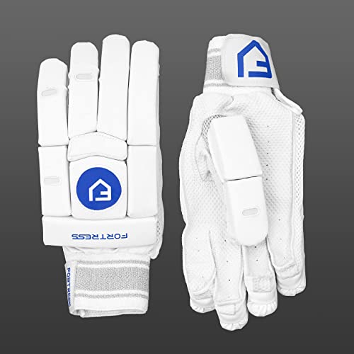 FORTRESS Original 300 Cricket Batting Gloves - Youth/Adult - Left or Right Handed (Adult Left-Handed)