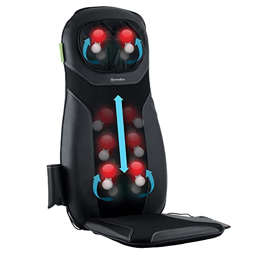 Homedics Siège Massant Chauffant Shiatsu, Massage Dos et Cervicales, Massage et Relaxation,...