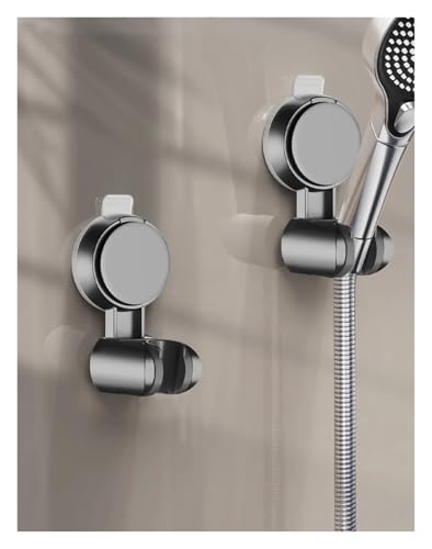 Soporte for cabezal de ducha ajustable de pared contra caídas y sin taladro 3