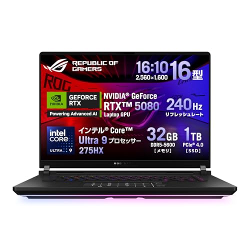 Amazon.co.jp: ASUS ゲーミングノートPC ROG Strix SCAR 16