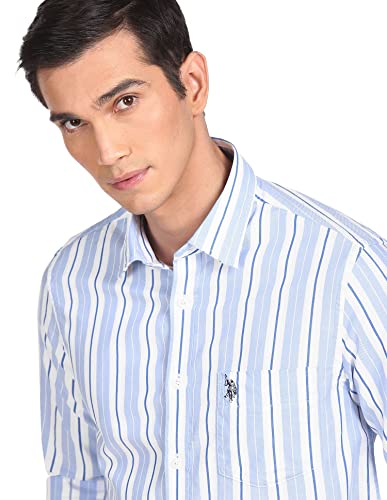 Image of U.S. POLO ASSN. Men's Cotton Slim Fit Shirt