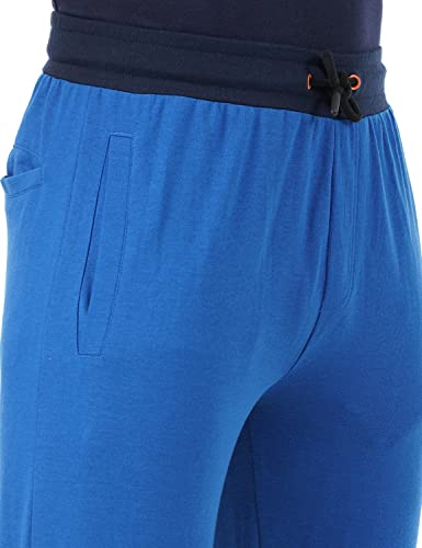 Image of PUMP'D Men's Breathable Cotton Jogger Pants with Elasticated Waistband & Drawstring - Dry Tech, Anti-Odor, Lightweight, Soft Seams