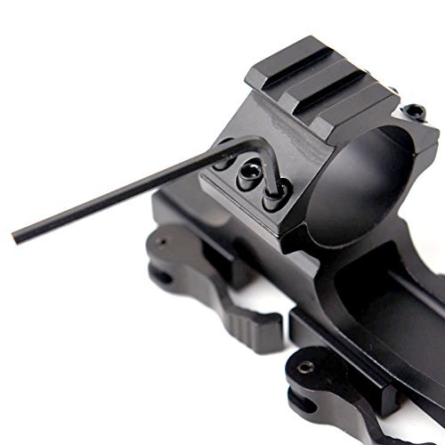 Amazon | 1インチ 25.4mm / 30mmスコープマウントリング一体型20mm