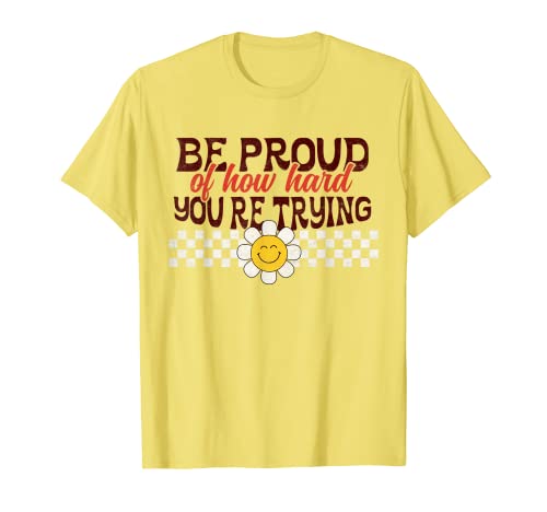 70s Funny Yellow Happy Smiling Face Daisy Flower Girl Camiseta