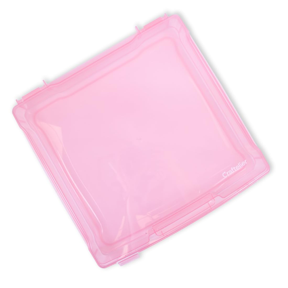 Boîte de rangement artisanat Craftelier rose pour trier votre atelier