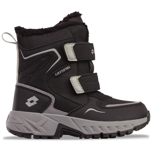 Lotto Unisex Kinder Alstyne Tex K Halblange Stiefel, Black Grey,...