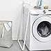 Honey-Can-Do Easy-Fold Collapsible Clothes Drying Rack – Sturdy Metal Laundry Rack, Holds 40 lbs., Space-Saving Clothes Rack, Towel Rack, Foldable Laundry Drying Rack for Indoor/Outdoor Use – White