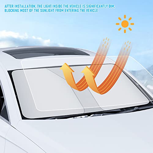 FENGQ Parasole per parabrezza dell'auto, parasole