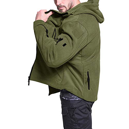 image for BIYLACLESEN Winter Jacket for Men Warm Jacket Outdoor Fleece Jacket Me