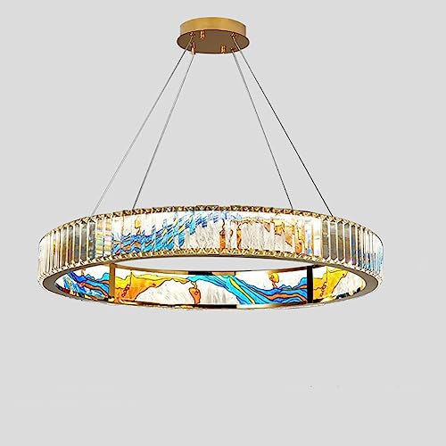 Plafonnier lightcircle HLTYGWX en cristal circulaire pour votre bar